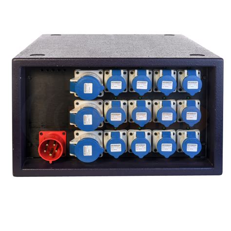 16a distribution box|16a power splitter box.